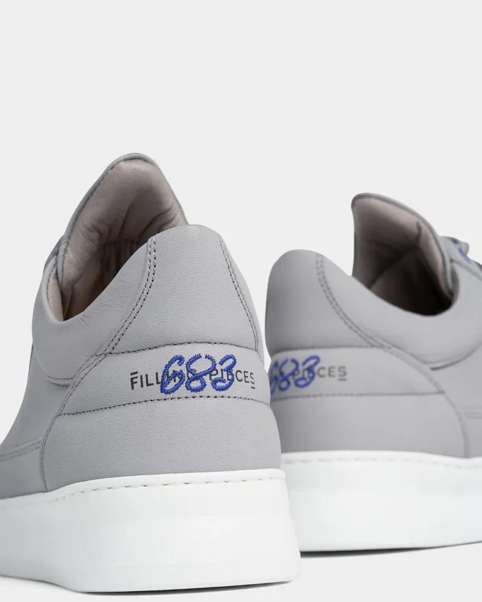 Low Top Plain 683 Organic Grey MenWomen Filling Pieces Sneakers
