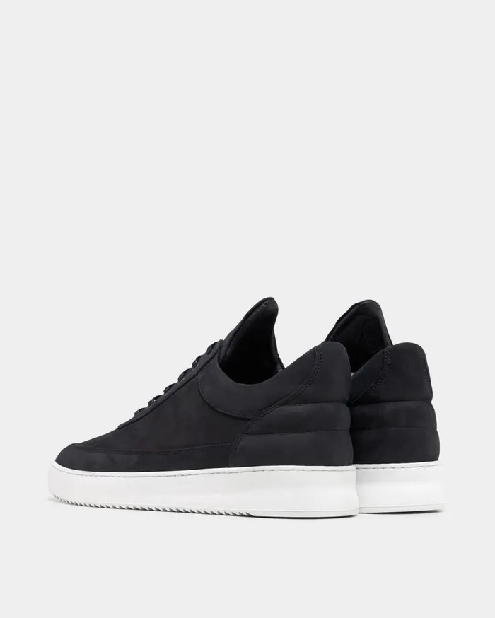 Low Top Ripple Basic Black WomenMen Filling Pieces Sneakers
