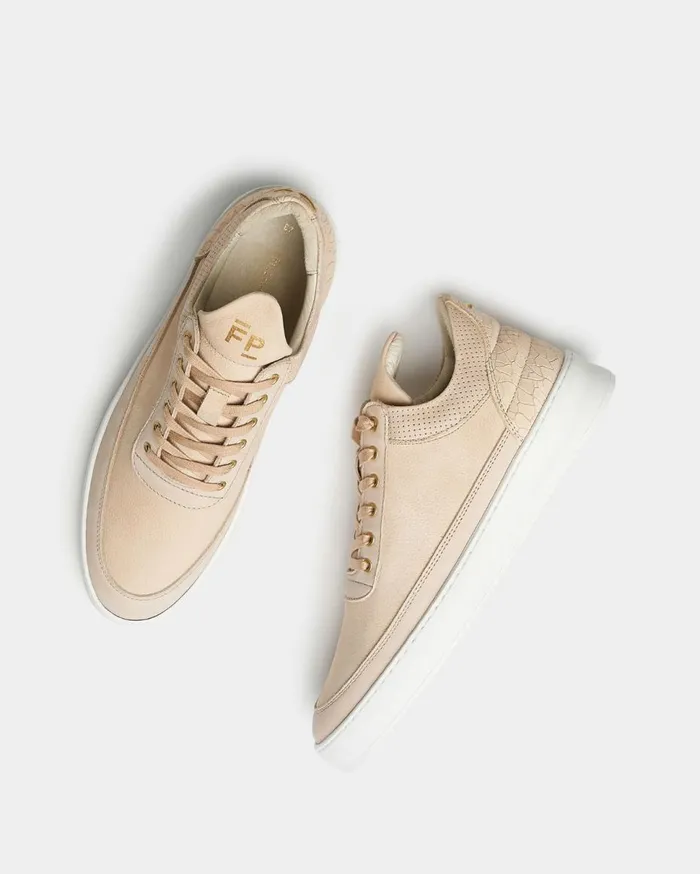 Low Top Ripple Ceres Beige MenWomen Filling Pieces Sneakers
