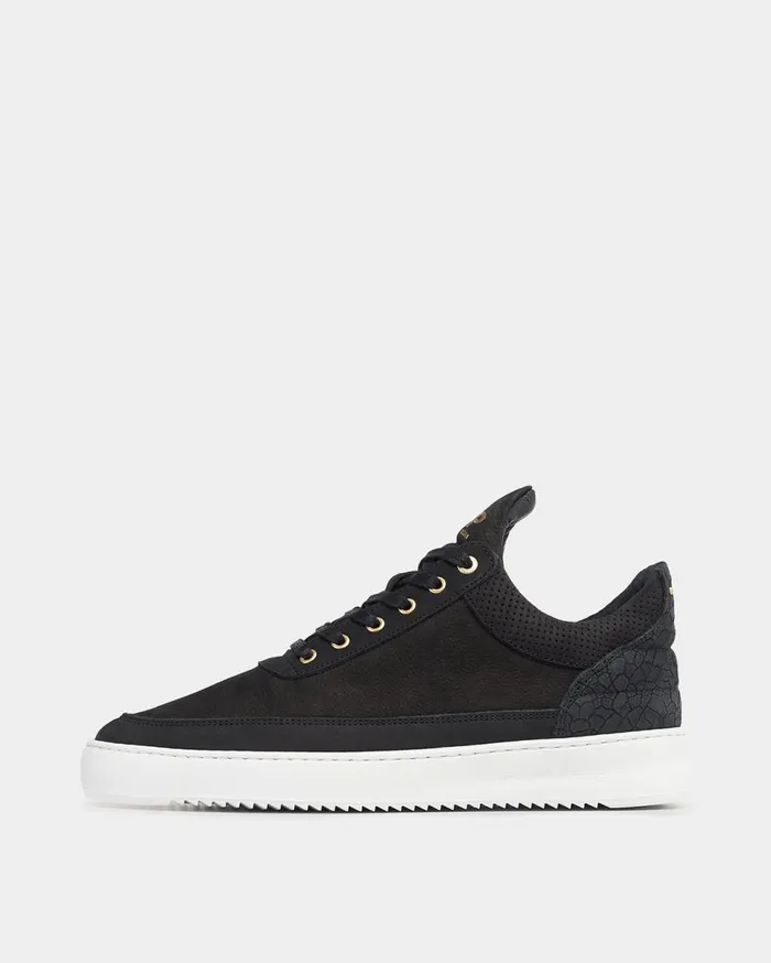Low Top Ripple Ceres Black MenWomen Filling Pieces Sneakers