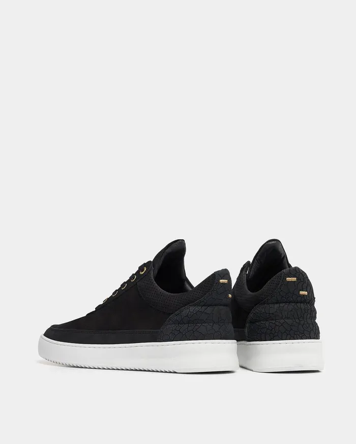 Low Top Ripple Ceres Black MenWomen Filling Pieces Sneakers
