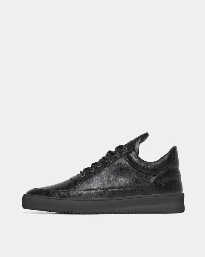 Low Top Ripple Crumbs All Black MenWomen Filling Pieces Sneakers