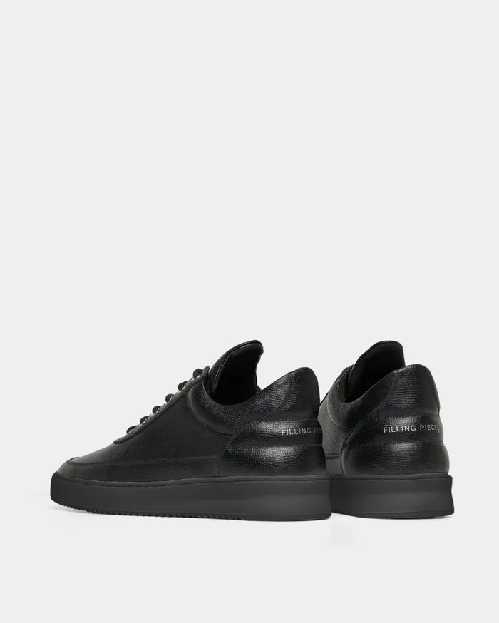 Low Top Ripple Crumbs All Black MenWomen Filling Pieces Sneakers