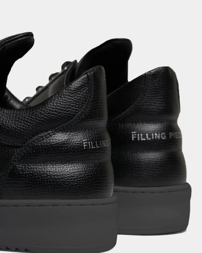 Low Top Ripple Crumbs All Black MenWomen Filling Pieces Sneakers