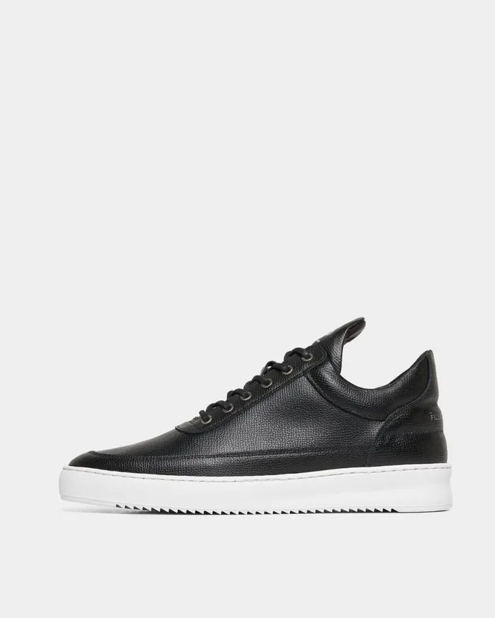 Low Top Ripple Crumbs Black MenWomen Filling Pieces Sneakers