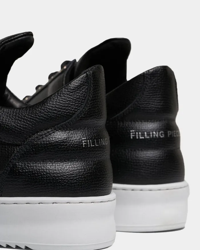 Low Top Ripple Crumbs Black WomenMen Filling Pieces Sneakers
