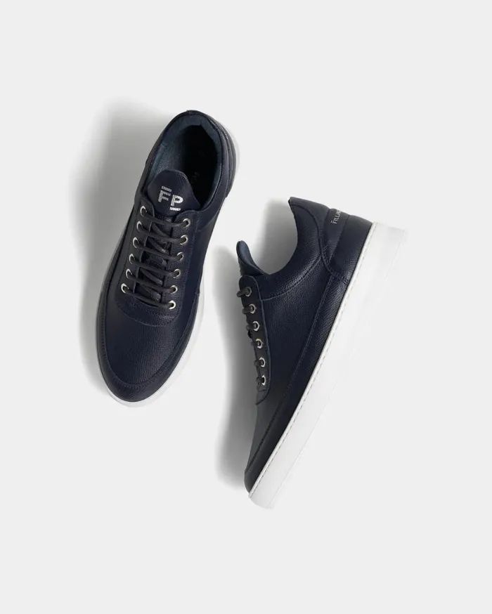 Low Top Ripple Crumbs Blue Navy MenWomen Filling Pieces Sneakers