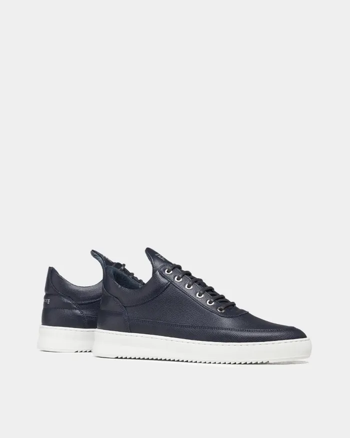 Low Top Ripple Crumbs Blue Navy WomenMen Filling Pieces Sneakers