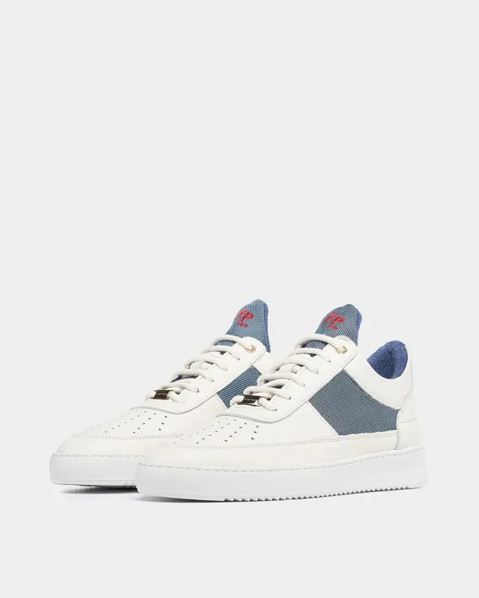 Low Top Ripple Game Blue WomenMen Filling Pieces Sneakers