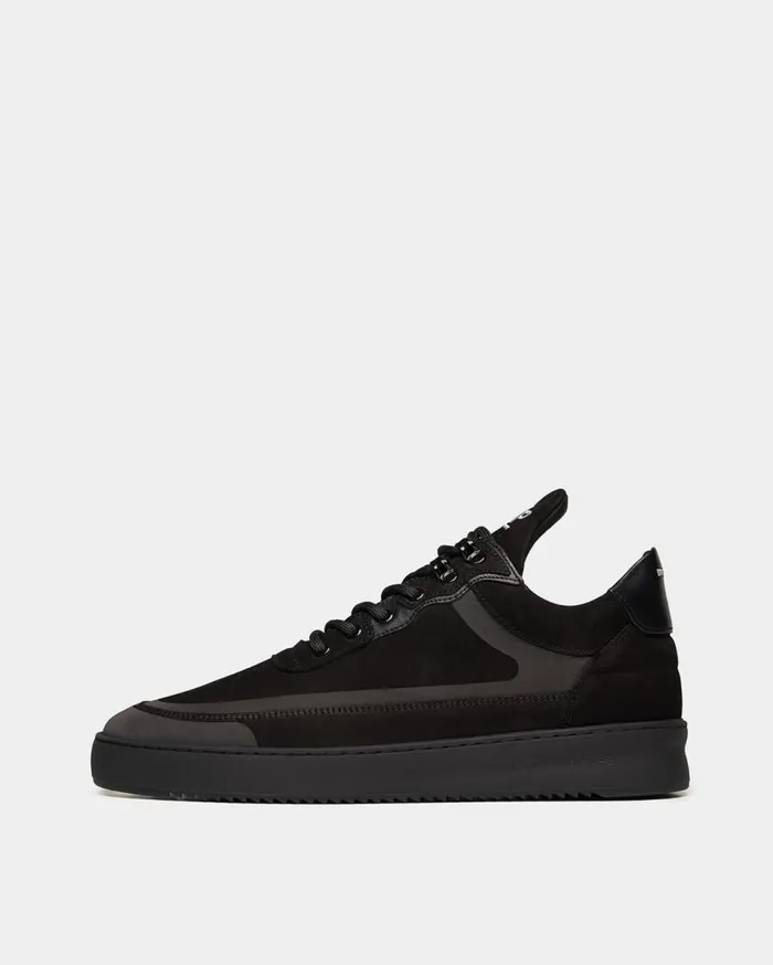 Low Top Ripple Meta All Black Men Filling Pieces Sneakers