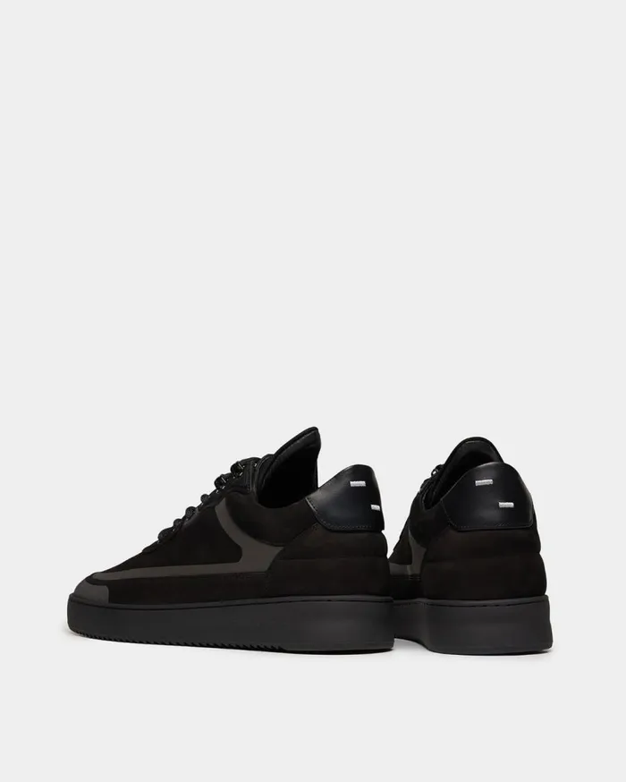 Low Top Ripple Meta All Black Men Filling Pieces Sneakers