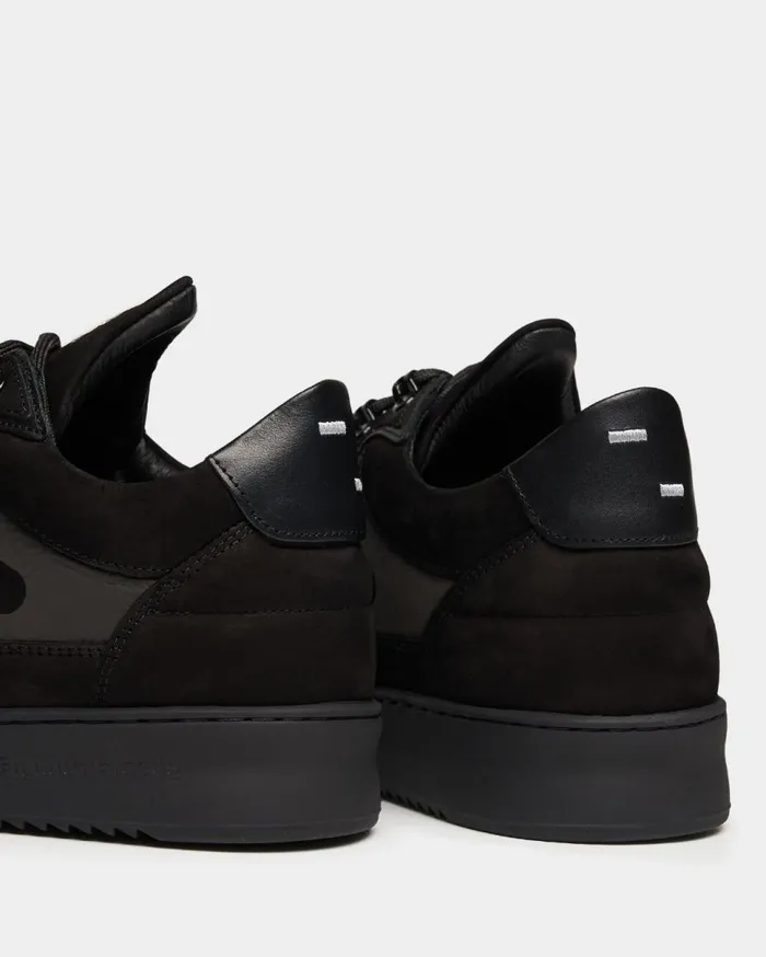 Low Top Ripple Meta All Black Men Filling Pieces Sneakers