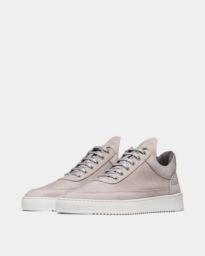 Low Top Ripple Nubuck Plaster Beige WomenMen Filling Pieces Sneakers