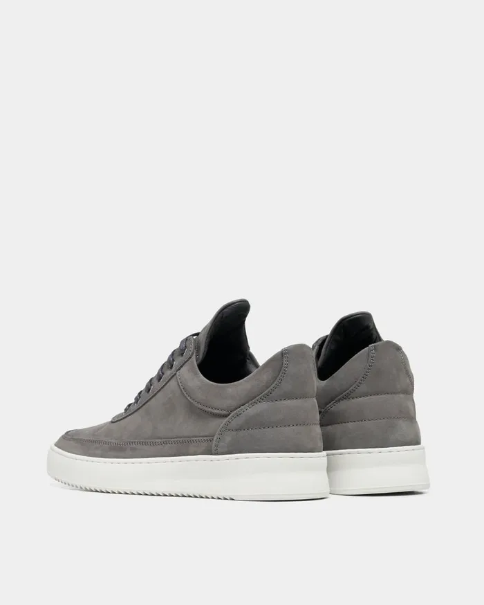 Low Top Ripple Nubuck Shark Grey WomenMen Filling Pieces Sneakers
