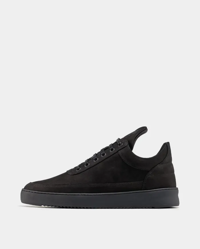 Low Top Ripple Tonal Black MenWomen Filling Pieces Sneakers