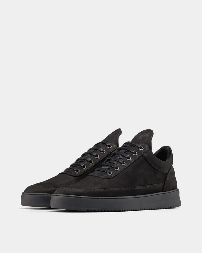 Low Top Ripple Tonal Black WomenMen Filling Pieces Sneakers