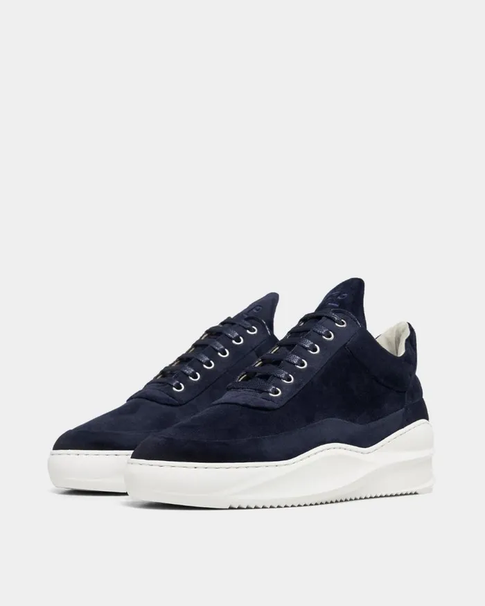 Low Top Sky Cit Blue Navy WomenMen Filling Pieces Sneakers