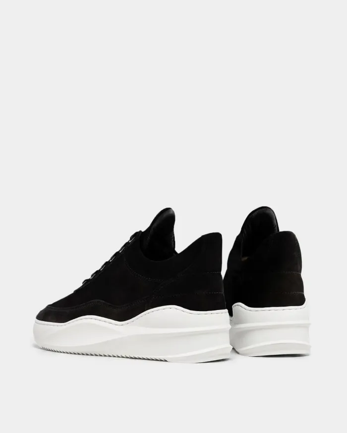 Low Top Sky Matt Nubuck Black MenWomen Filling Pieces Sneakers