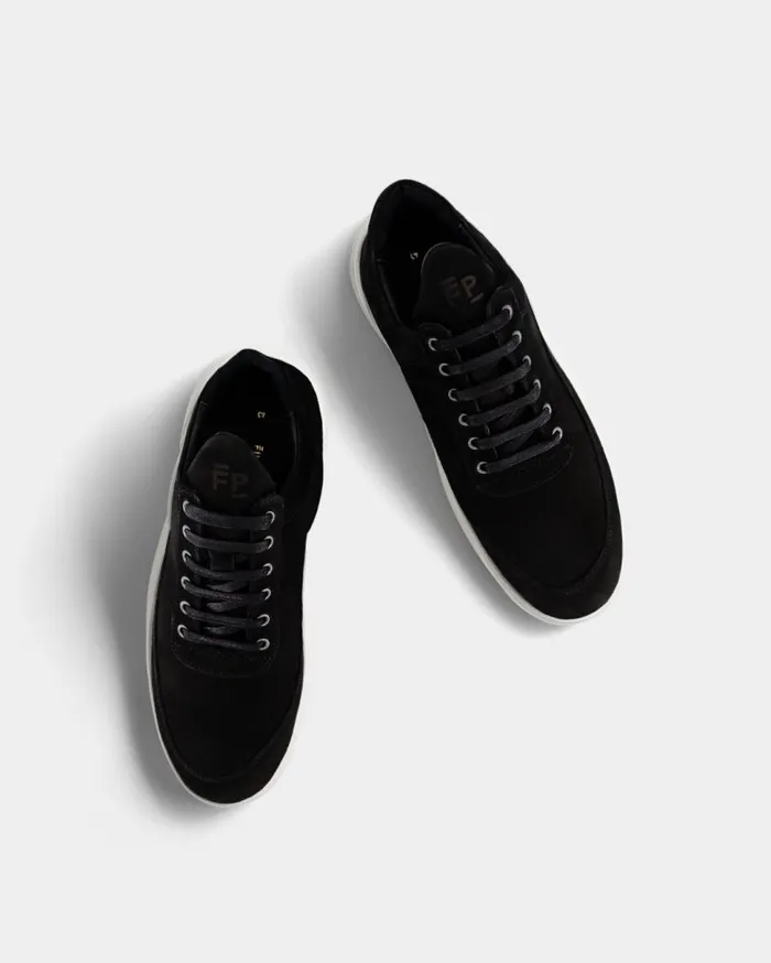 Low Top Sky Matt Nubuck Black MenWomen Filling Pieces Sneakers