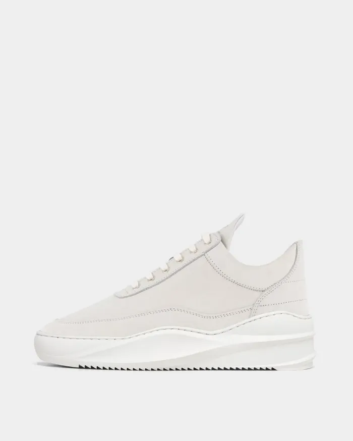 Low Top Sky Matt Nubuck White MenWomen Filling Pieces Sneakers