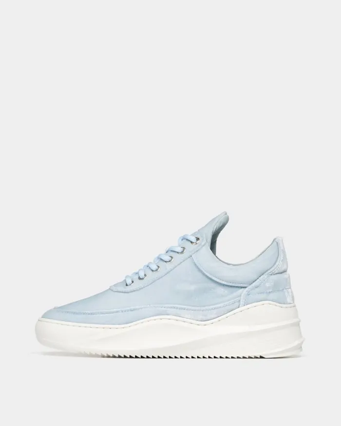 Low Top Sky Velvet Baby Blue Women Filling Pieces Sneakers