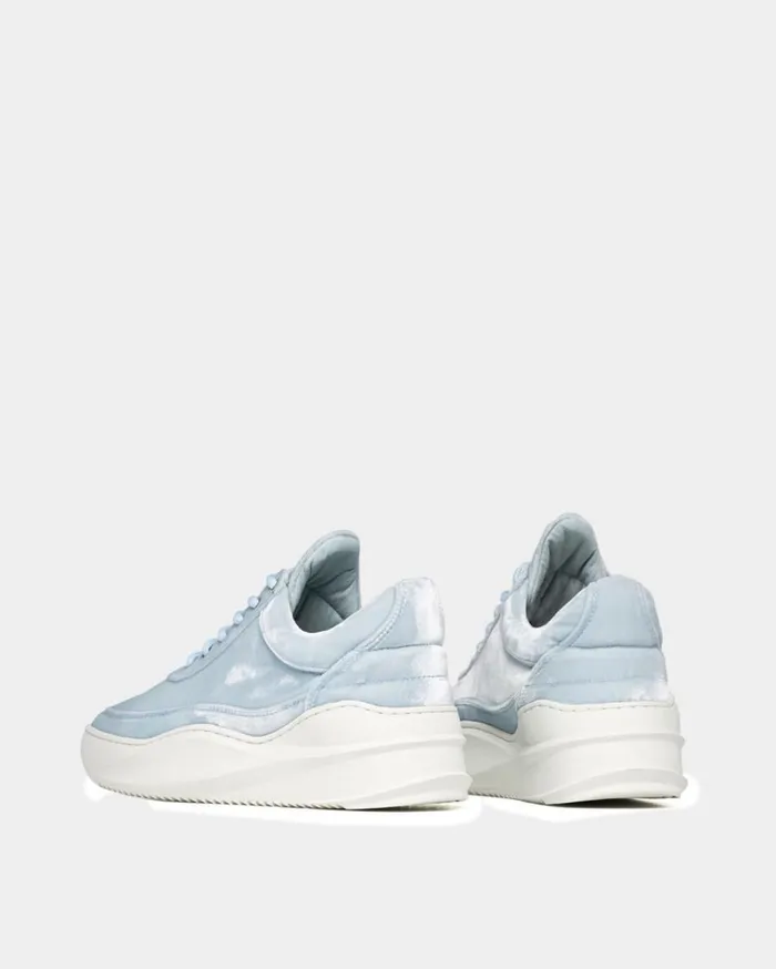 Low Top Sky Velvet Baby Blue Women Filling Pieces Sneakers