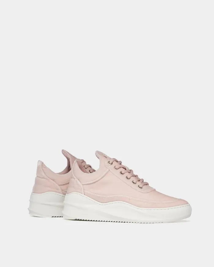 Low Top Sky Velvet Pink Women Filling Pieces Sneakers