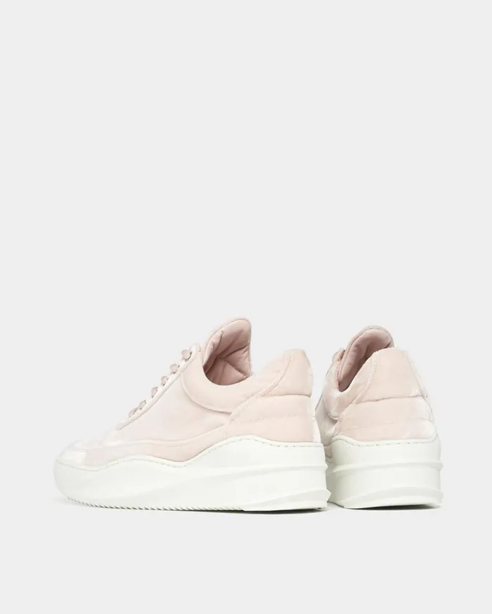 Low Top Sky Velvet Pink Women Filling Pieces Sneakers