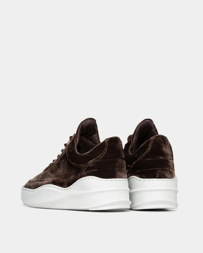 Low Top Sky Velvet Taupe Women Filling Pieces Sneakers