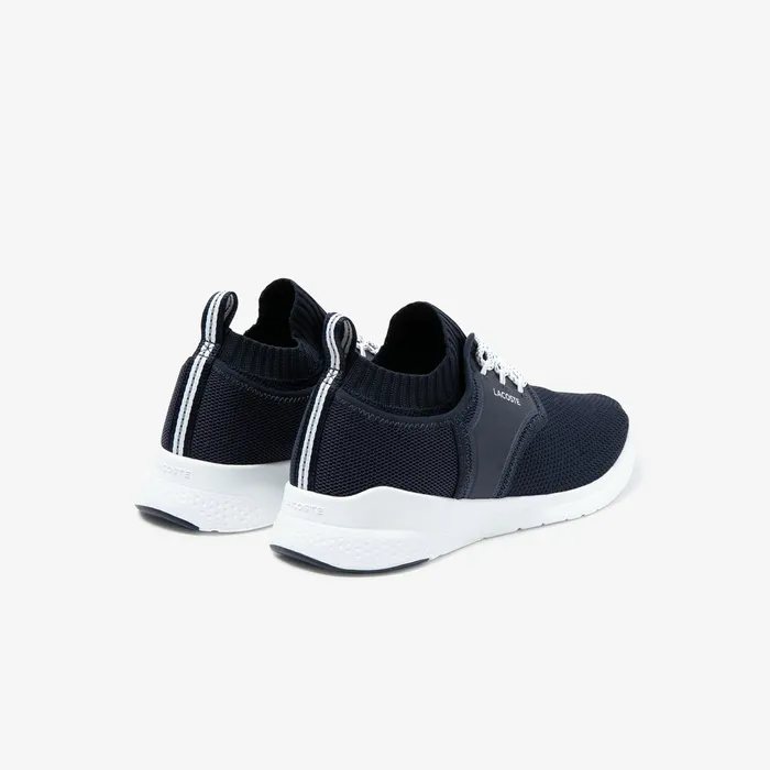 LT Sense Textile and Mesh Sneakers NvyWht Mens Lacoste Sneakers Online Store
