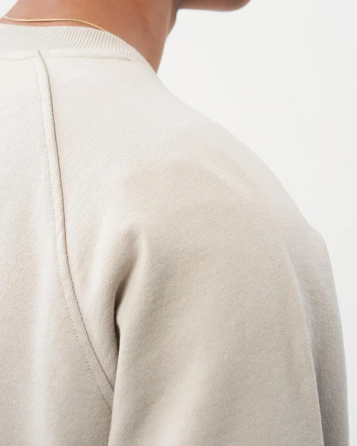 Lux Crewneck Cool Grey WomenMen Filling Pieces Hoodies and Sweatshirts