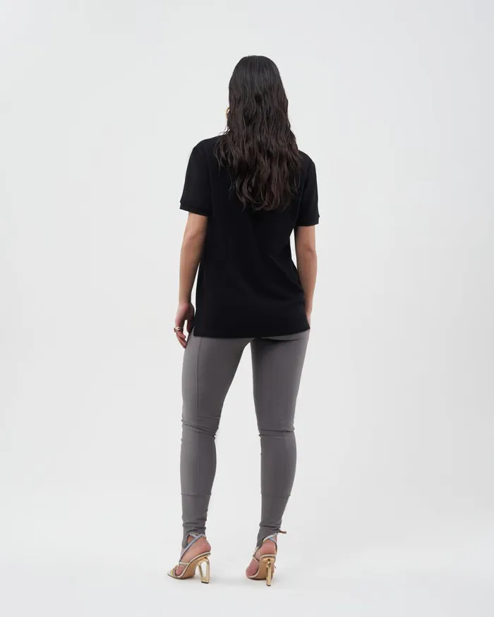 Lux Polo Black MenWomen Filling Pieces TShirts and Shirts