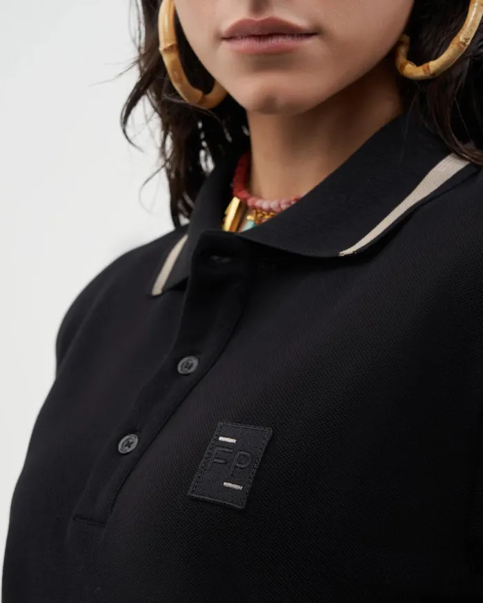 Lux Polo Black MenWomen Filling Pieces TShirts and Shirts