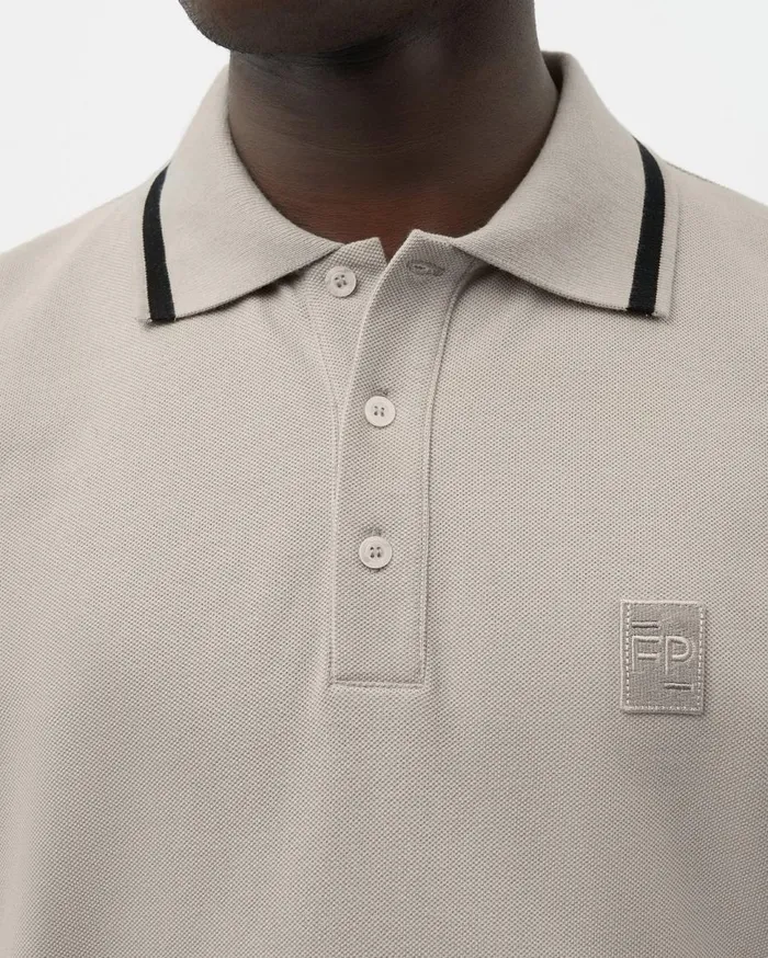 Lux Polo Cool Grey MenWomen Filling Pieces TShirts and Shirts