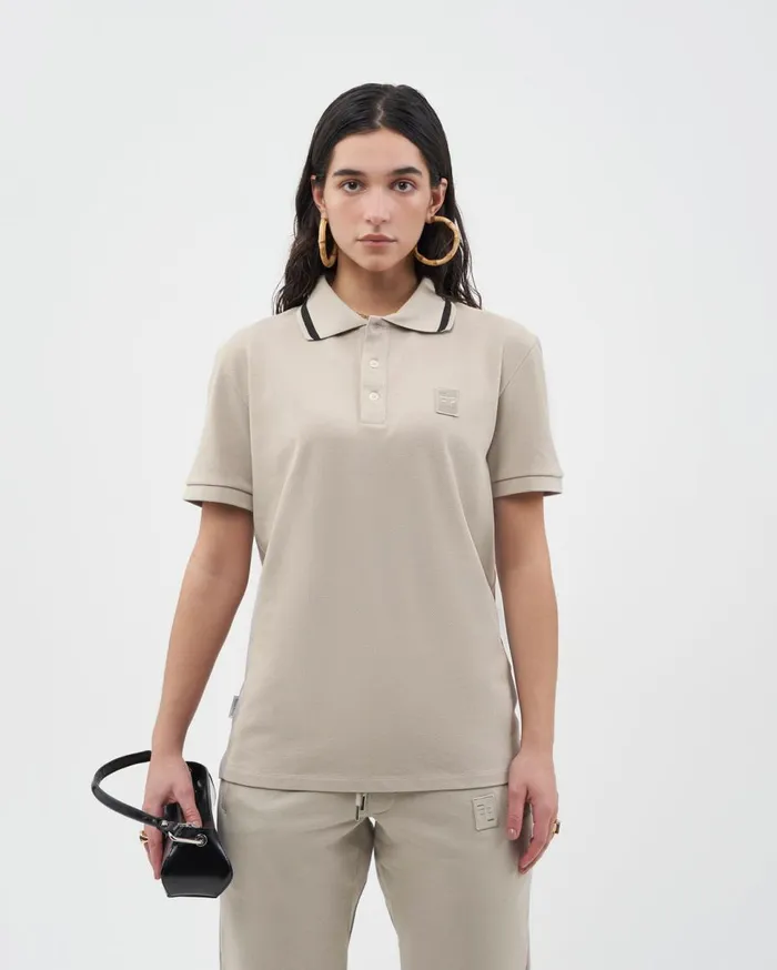 Lux Polo Cool Grey MenWomen Filling Pieces TShirts and Shirts