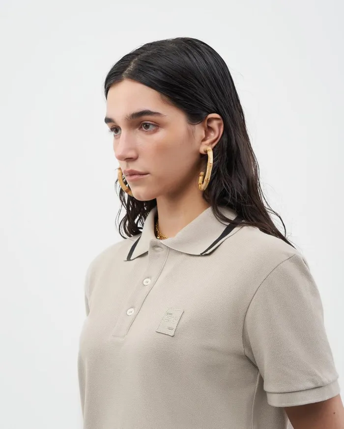 Lux Polo Cool Grey MenWomen Filling Pieces TShirts and Shirts