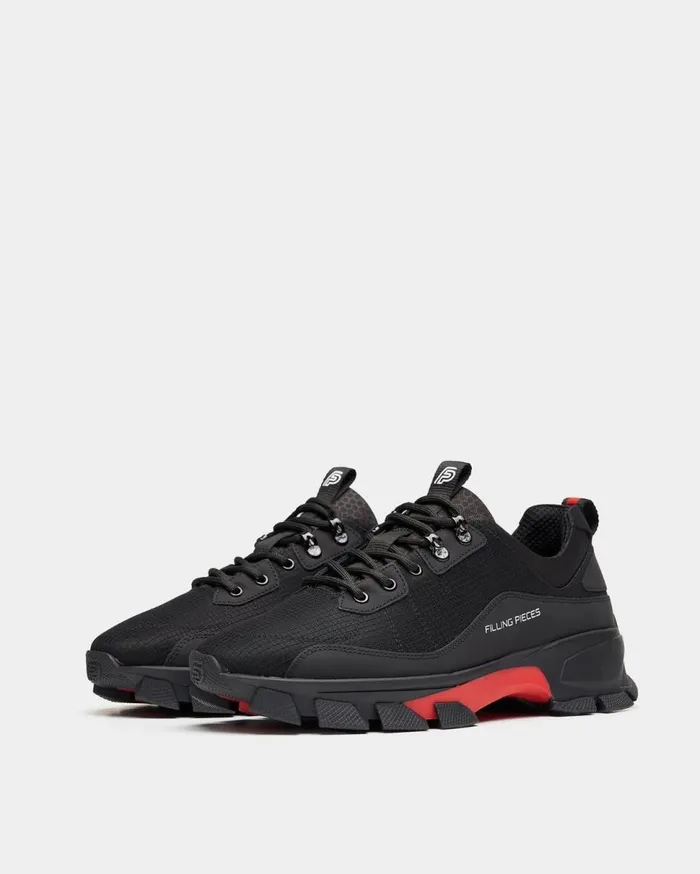 Lux Radar Fade Red Black WomenMen Filling Pieces Sneakers
