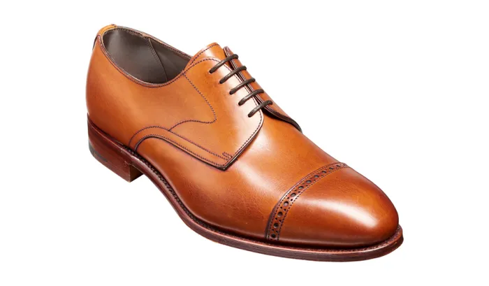 Lynton 8211 Antique Rosewood Calf Mens Barker Shoes Brogues
