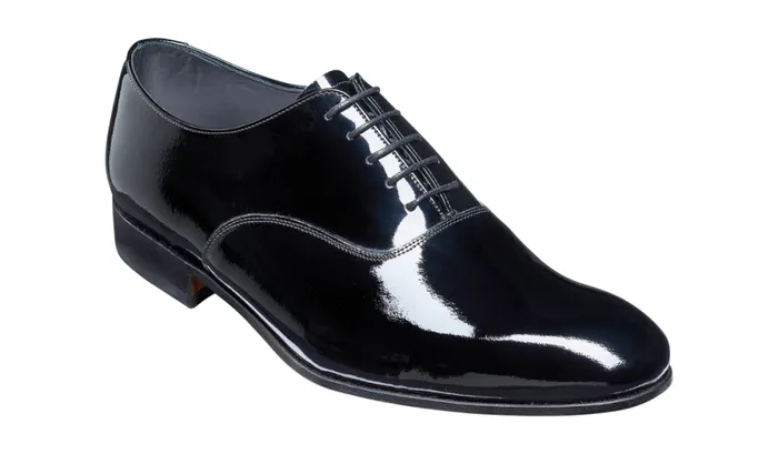 Madeley 8211 Black Patent Mens Barker Shoes Oxfords