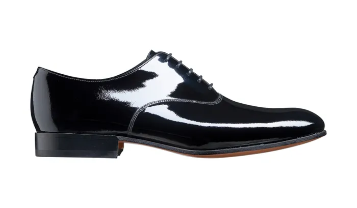 Madeley 8211 Black Patent Mens Barker Shoes Oxfords