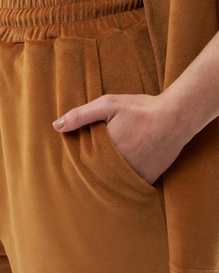 Male Shorts Velvet Caramel Beige Men Filling Pieces Pants and Shorts