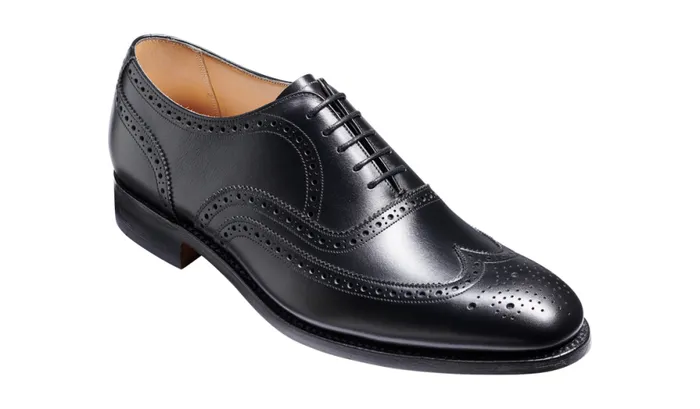 Malton 8211 Black Calf Mens Barker Shoes Brogues