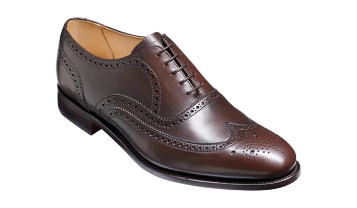 Malton 8211 Expresso Calf Mens Barker Shoes Brogues