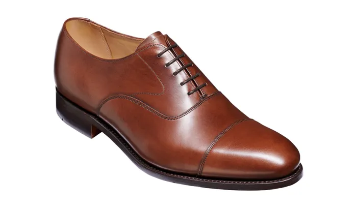 Malvern 8211 Dark Walnut Calf Mens Barker Shoes Oxfords