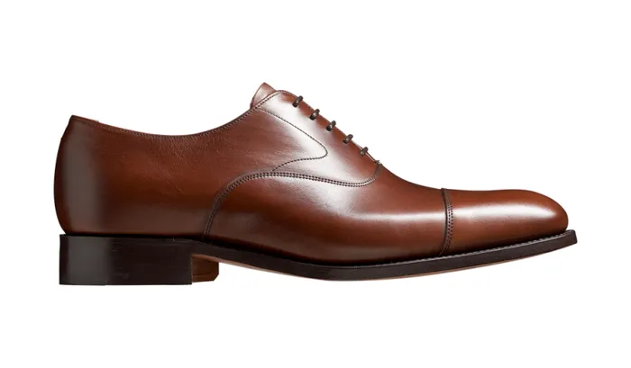 Malvern 8211 Dark Walnut Calf Mens Barker Shoes Oxfords
