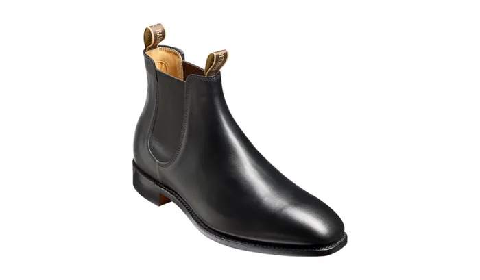 Mansfield 8211 Black Calf Mens Barker Shoes Boots