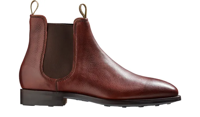 Mansfield 8211 Cherry Grain Mens Barker Shoes Boots