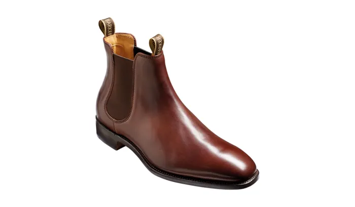 Mansfield 8211 Walnut Calf Mens Barker Shoes Boots