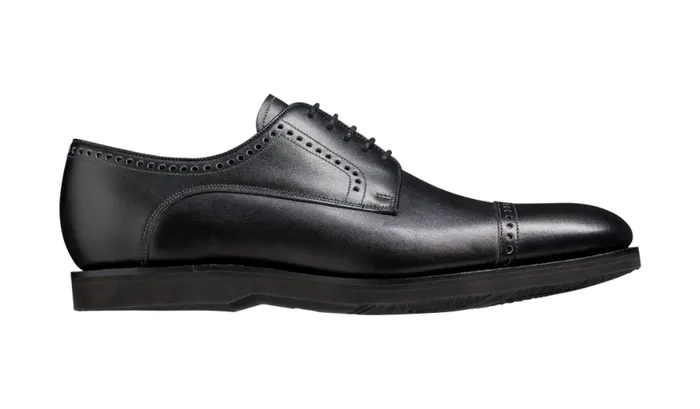 Marcus 8211 Black Calf Mens Barker Shoes Brogues