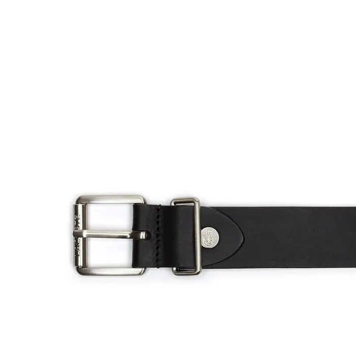 Matte Leather Belt Black Mens Lacoste Belts Gift Ideas